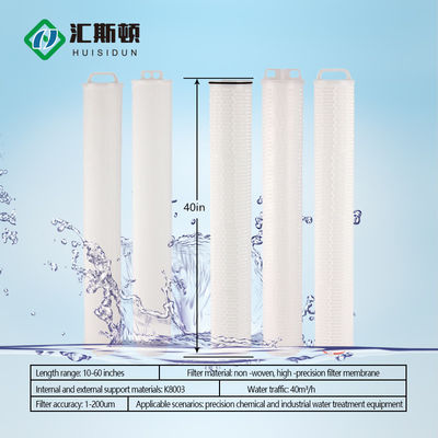 Wiston 0,22 micron Pp Filtre plissé avec efficacité de filtration absolue pour la clarification du vin