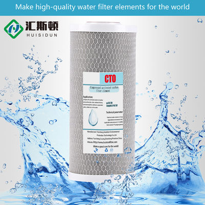 Purificateur d'eau ménager 10 pouces Granulaire Pré-filtre au charbon actif pour l'eau propre