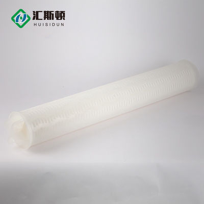 Élément de filtre à eau plissé à large débit de 0,1 micron pour la filtration industrielle
