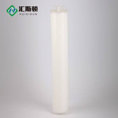 Élément de filtre à eau plissé à large débit de 0,1 micron pour la filtration industrielle