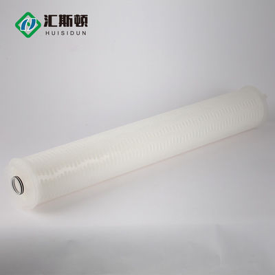 Filtre à cartouche plissée en PP à débit élevé de 5 microns pour usine de traitement de l'eau de dessalement