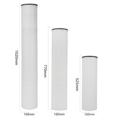 Support médiatique membrane microporeuse à filtre plissé élément de polypropylène membrane composite