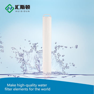 Cartouche de filtre à eau plissée à débit élevé PP PES PVDF PTFE Nylon pour OEM