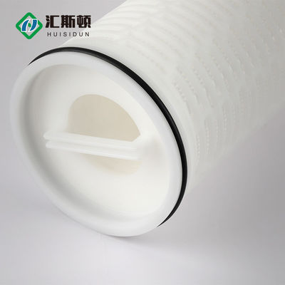 Cartouche de filtre à eau plissée à débit élevé PP PES PVDF PTFE Nylon pour OEM