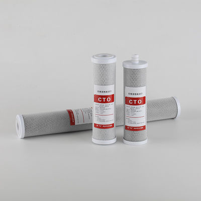 Filtre à base de coco L 10*4,5 pouces pour la purification de l'eau sans pollution