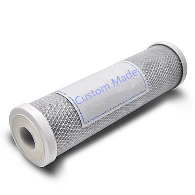 Filtre à bloc de carbone actif de 10 pouces UDF Coconut Shell CTO pour le système de purification de l'eau de toute la maison