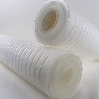 Cartouche de filtre de traitement de l' eau en polypropylène plissé de 20 pouces pour le système d' eau pure