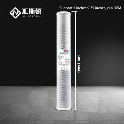 20 pouces 2,5' 4,5' CTO Coconut Activated Carbon pour le système de purification par osmose inverse