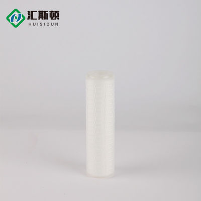 0.22 0,45 micron 10 pouces 20 pouces taille cartouche de filtre plissé pour l'industrie chimique