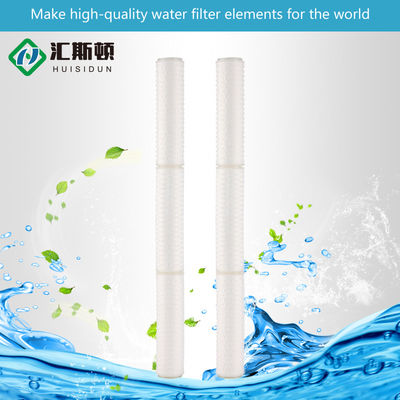 Cartouche de filtre à micropore en PP de 30 pouces 0,1 micron pour une filtration chimique fine
