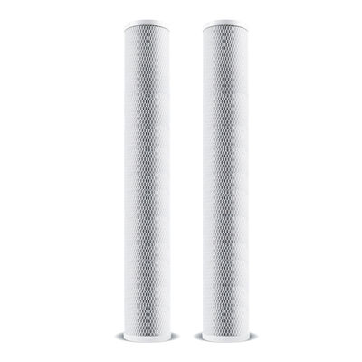 Cartouche de filtre à charbon de coco de 5 microns de 20 pouces pour filtre à eau commercial