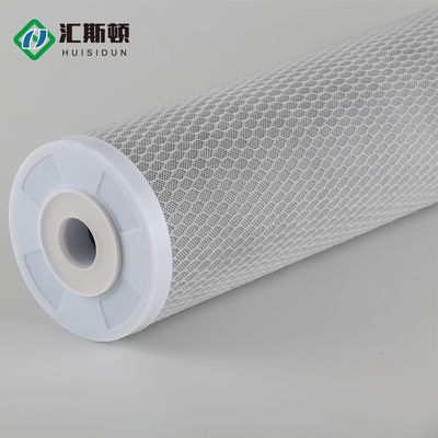 Filtre à bloc de carbone actif CTO de 20 pouces et 5 microns pour filtrer l'eau de toute la maison