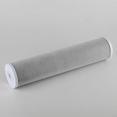 Filtre à bloc de carbone actif CTO de 20 pouces et 5 microns pour filtrer l'eau de toute la maison