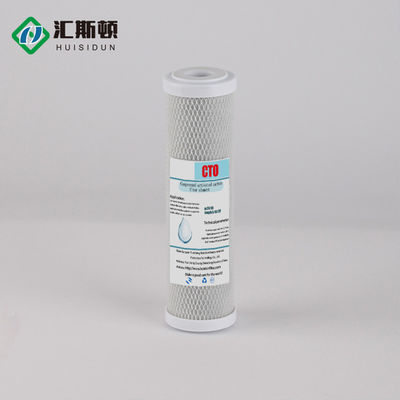 Cartouche de filtre à eau à carbone actif de 10 pouces et 20 pouces pour le système de filtration domestique