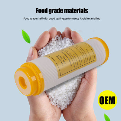 Traitement de l' eau des ménages 10 pouces cartouche de filtre en résine pour l' osmose inverse de la maison entière