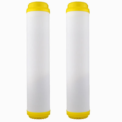 Préfiltration ménagère Cartouche de filtre en résine d'échange d'ions de 20 pouces pour adoucissement de l'eau