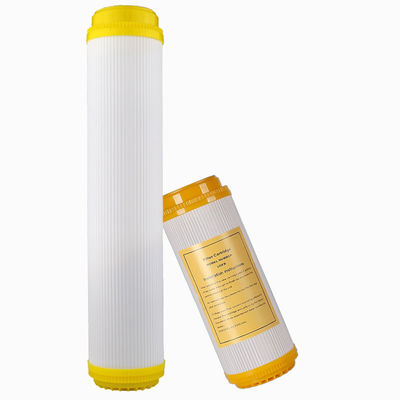 Préfiltration ménagère Cartouche de filtre en résine d'échange d'ions de 20 pouces pour adoucissement de l'eau