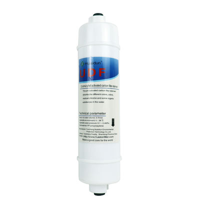 CTO électrique UDF filtre coréen PP raccourcis Cartouche de filtre à eau au carbone actif