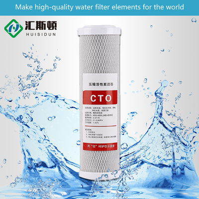 Filtre à charbon actif de 10 pouces pour le traitement chimique de l'eau par galvanoplastie
