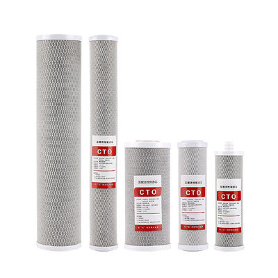 Vaisseau sous pression 20 pouces 4,5 pouces cartouche de filtre au carbone actif pour la filtration de l' eau