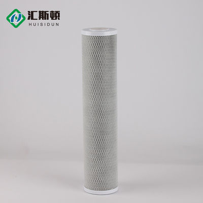 Vaisseau sous pression 20 pouces 4,5 pouces cartouche de filtre au carbone actif pour la filtration de l' eau