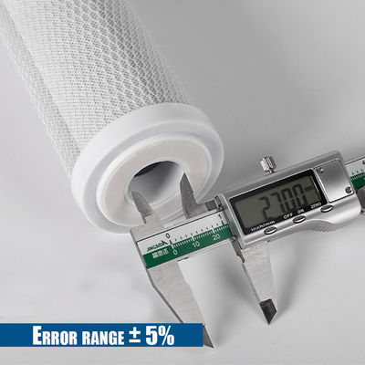 Filtre à charbon actif sintré certifié NSF de 10 pouces pour les systèmes d'osmose inverse OEM
